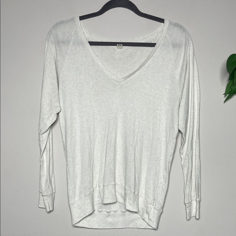 TNA White V-Neck Top